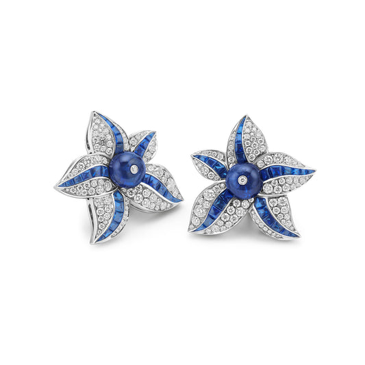 BGL-269764 Five-pointed star, starfish, ladder, square and round diamond brooch