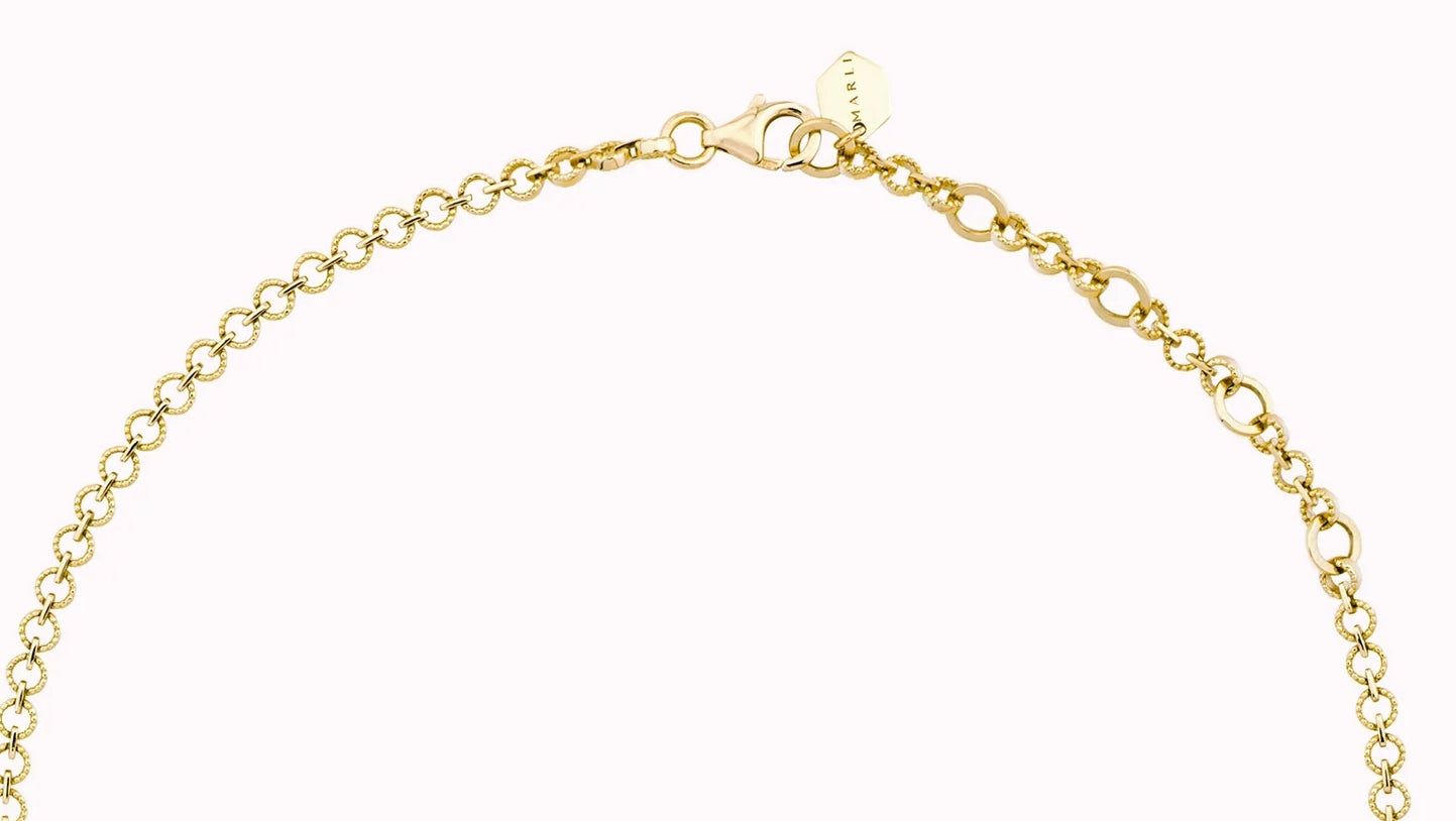 ML-ROCK-N2 heterosexual surrounding stone multi-main stone dewdrop chain multi-faceted necklace