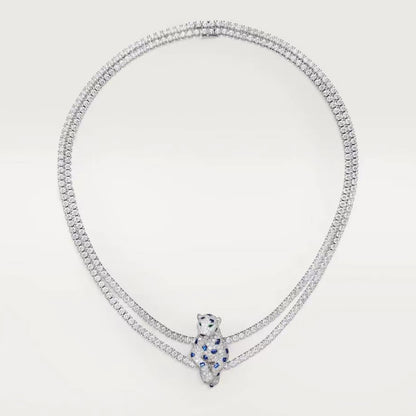 KDY-H7000538 lying leopard necklace