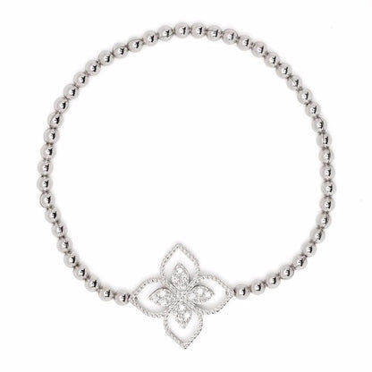 LBT-ADR777BR3046宽20mm扭绳飞镖四叶草珠珠手链