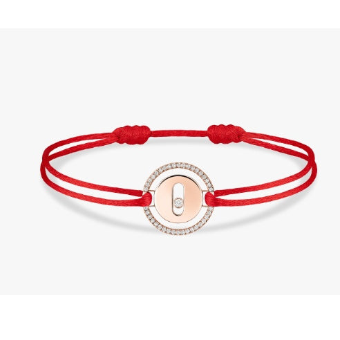 MSK-13250 round movable rotating red rope bracelet