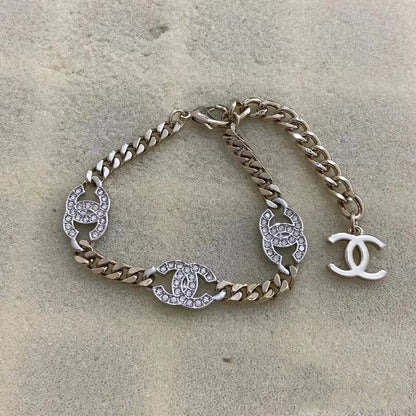 XNE-AB6442 three sets of double C denim bracelets