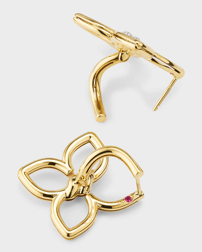 LBT-8883408AJERX宽25.4mm四叶梅花钻石分色耳环